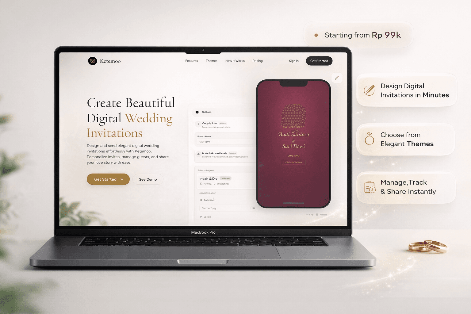 Ketemoo — Digital Wedding Invitation